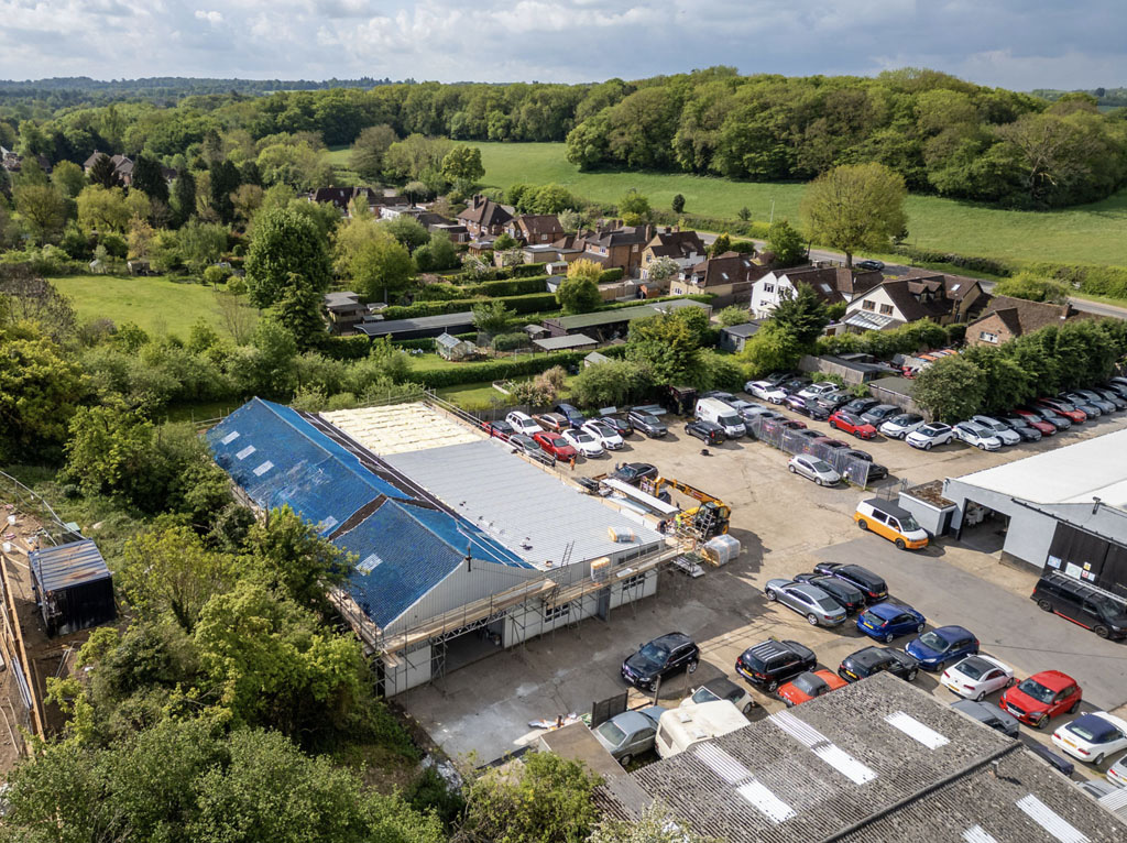 welwyn garden industrial unit roof replacement