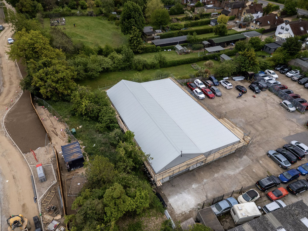 welwyn garden industrial unit roof replacement